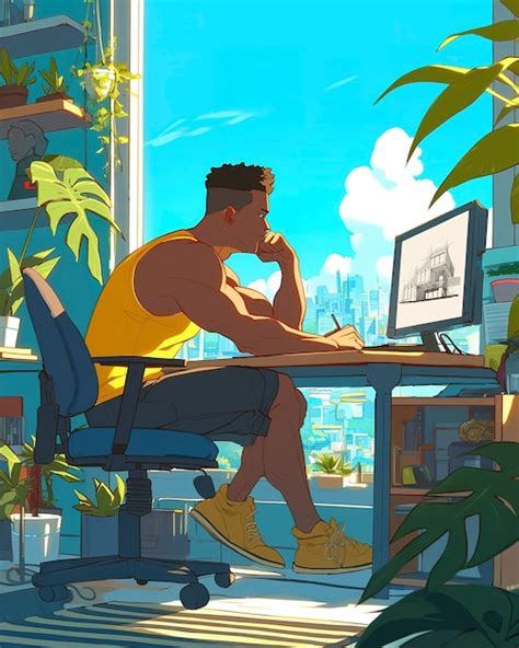 Industrial designer digital art | AI-generated image