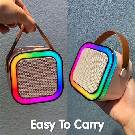 Colorful Mini Wireless Speaker with Karaoke Mic System – Popup Kids