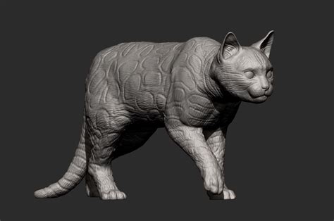 3D file Bengal cat 3D print model 🐱・3D printable model to download・Cults