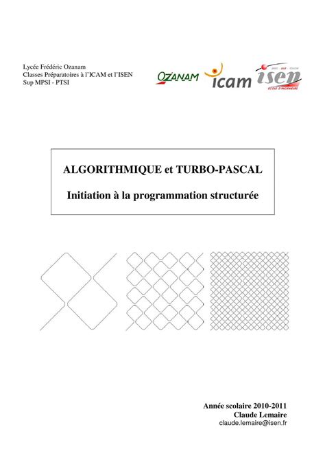 Image result for +Cour Algorithme ENC