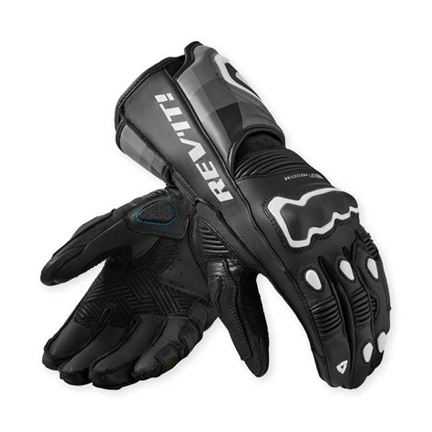 Rev'it! Quantum 3 Gloves Black White