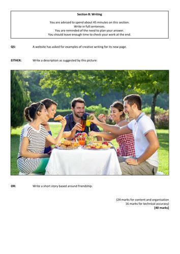 Language Paper 1 Question 5 Examples 的图像结果