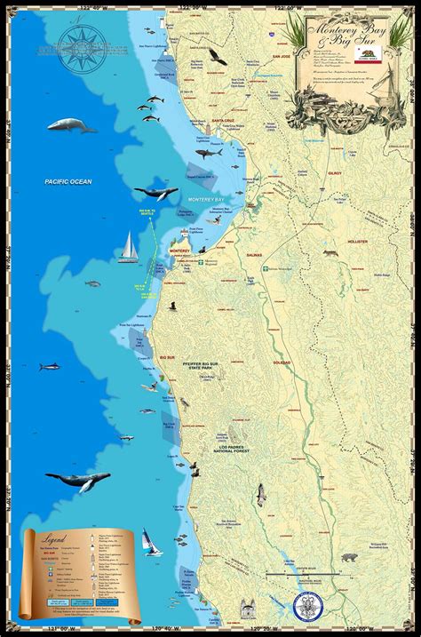 Map Of California Monterey Bay
