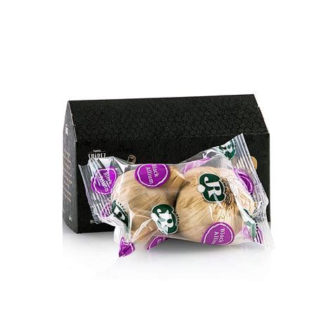 Bawang putih hitam, difermentasi dengan kulitnya, 2 umbi, 50 gram, tas