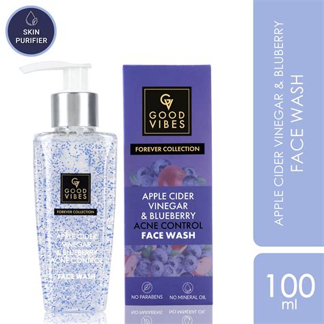 Apple Cider Vinegar & Blueberry Anti Acne Face Wash – Good Vibes