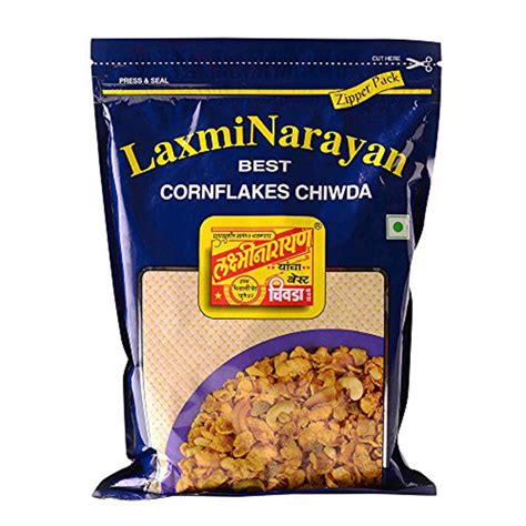 Laxminarayan Chiwda Laxminarayan Delight Foods Corn Flaxes Chiwda (500 ...