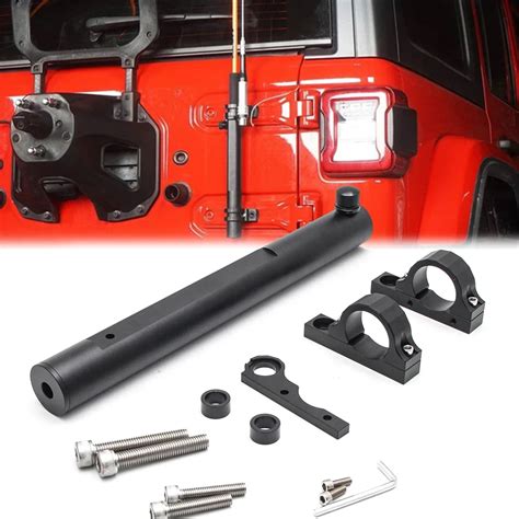 For-2007-2020-Jeep-Wrangler-JK-JL-Tailgate-Hinge-Flagpole-Holder ...