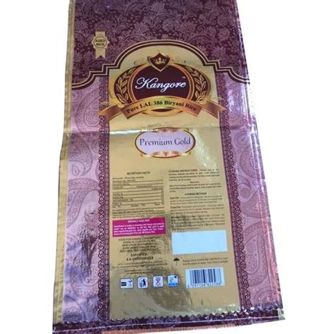Affordable Price PP Woven Rice Bag, Vibrant Multi-Color Offset Printing ...
