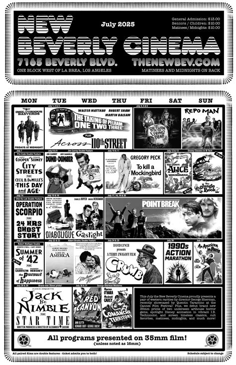 July 2025 at the New Beverly