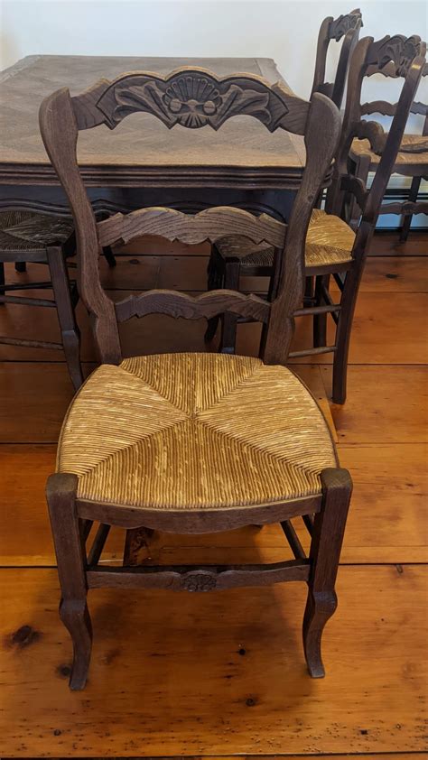 Antique Wooden Chairs With Arms