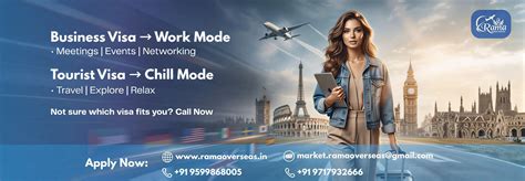 Business Visa vs Tourist Visa: Key Differences Explained | Rama Overseas