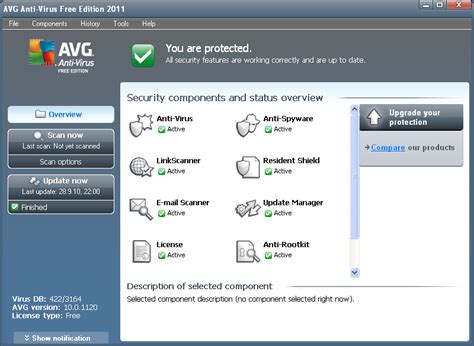 Software-update: AVG Anti-Virus Free Edition 10.0.1120 - Computer ...