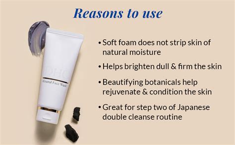 DHC Mineral Face Wash 100gm, Charcoal Face Wash for All Skin Types ...