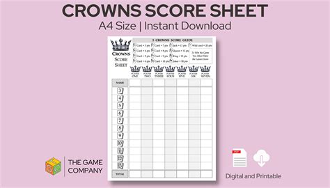Five Crowns Playing Cards Clip Art