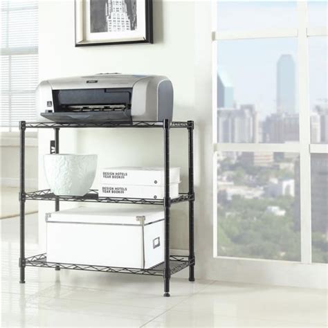 VEELIKE 3 Tier Adjustable Wire Shelf Metal Storage Shelves with ...