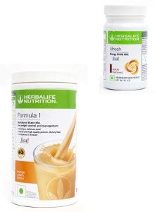 HERBALIFE Weight Loss Combo With Formula 1 Shake mix Orange Flavor With ...