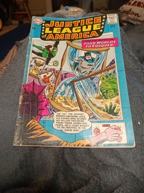 JUSTICE LEAGUE OF AMERICA #26 MURPHY ANDERSON ART 1964 Silver Age Green ...