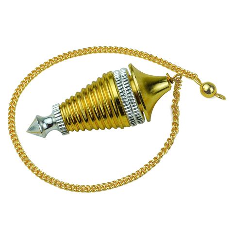 Buy REMEDYWALA Charged Energized Golden Color Gopur Shape Pendulum with ...