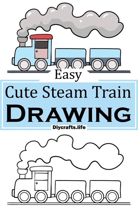 Image result for Steam Train Tutorial Drawing