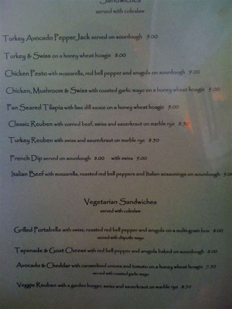Menu at Local Flavor Cafe, Eureka Springs
