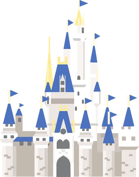Cinderella castle clipart. Free download transparent .PNG | Creazilla
