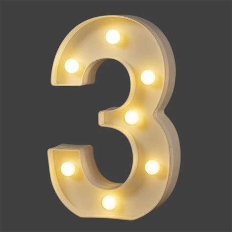 Image result for LED Numbers Three