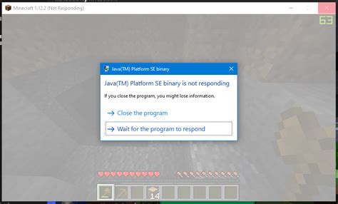 Image result for Minecraft Crashing Windows 1.0 Java