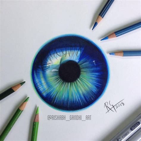 eye drawing marker