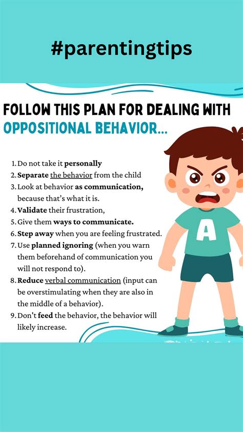 Dealing with oppositional defiant disorder 18 tips for parents and ...