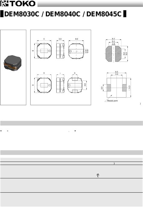 DEMO80(30,40,45)C Type Datasheet by Murata Electronics | Digi-Key ...