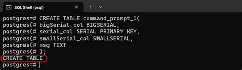 PostgreSQL Serial 的图像结果