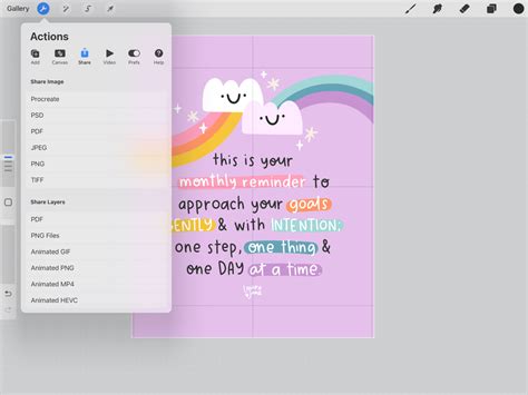 How to Export Procreate Files with Layers 的图像结果