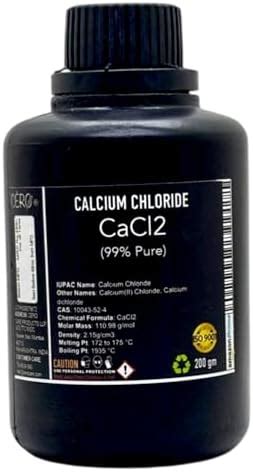 CERO ® Calcium Chloride 99% Pure [CaCl2] CAS: 10043-52-4 (200g) High ...