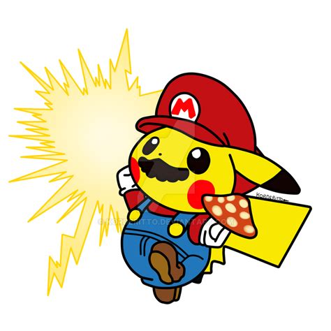 Image result for Mario Pikachu Drawing