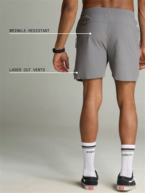 Grey Train-in shorts – CAVA Athleisure Pvt Ltd