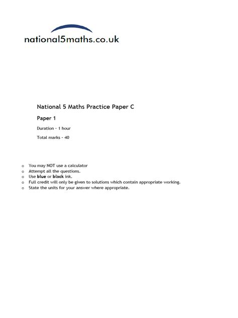 Computer Practice N5 Previous Paper 的图像结果