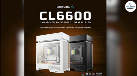 DeepCool Launches CL6600 Case Featuring Dedicated Radiator Chamber