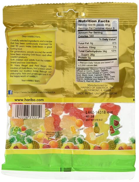Gummy Bear Ingredients