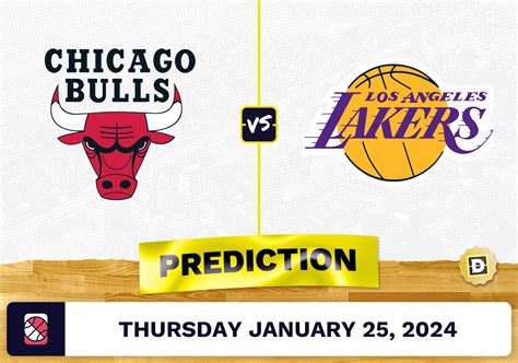 Chicago Bulls vs. Los Angeles Lakers Prediction, Odds, NBA Picks [1/25 ...