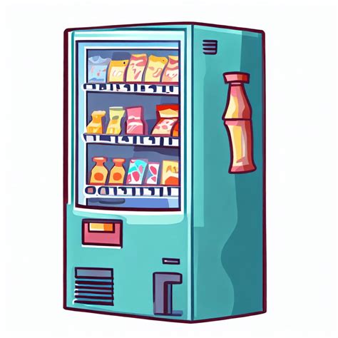 Vending Machine Clipart Transparent Background - ClipartWorld