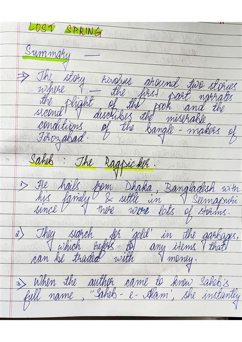 Image result for Lost Spring Class 12 Extra Class