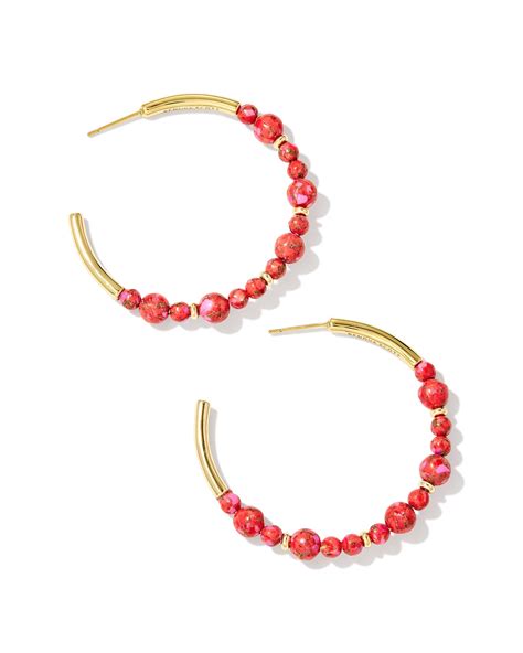 Vibrant Hoop Earrings