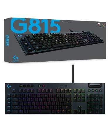 Logitech G815 Lightsync RGB Wired Mechanical Gaming Keyboard Linear US ...