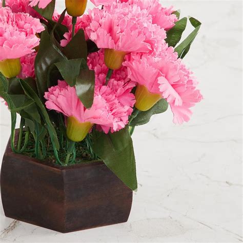 Buy Fiesta Pink Artificial Flower Potted Plant from Home Centre at just ...