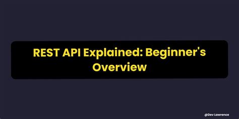 Image result for Rest API for Beginners