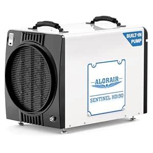 AlorAir Duct-able Version Basement/Crawl Space Dehumidifiers 198PPD ...