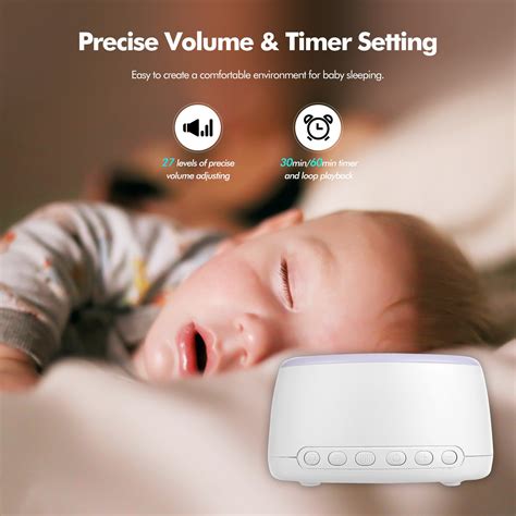 Desktop Rechargeable White Noise Machine Sleep The... - Grandado