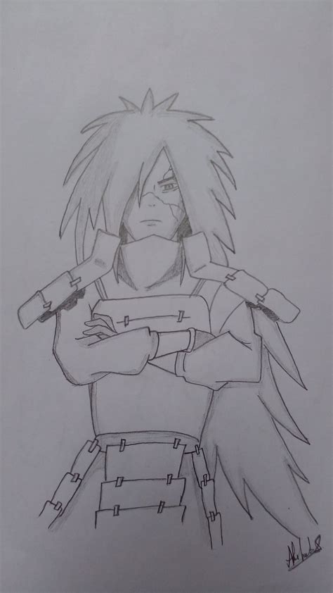 How To Draw Madara : Madara Uchiha Anime Drawing Naruto Drawings Draw Manga Deviantart Comment ...