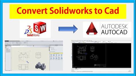 Convert File SolidWorks to AutoCAD 的图像结果