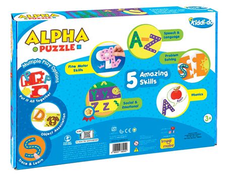 Alpha Puzzle- Self Correcting Puzzle to Learn Small & Capital Alphabets ...